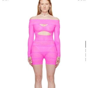 Poster girl Women's Pink Lace Shorts